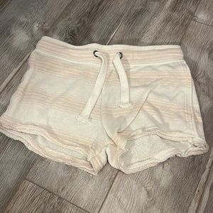 Stripped lounge shorts